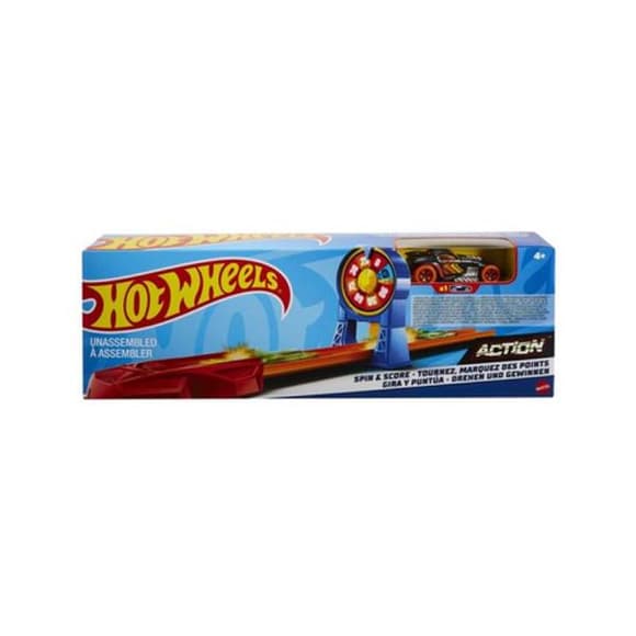 Автотрек Hot Wheels Action Безумные тренировки Крути и побеждай (FTH79-HFY68)